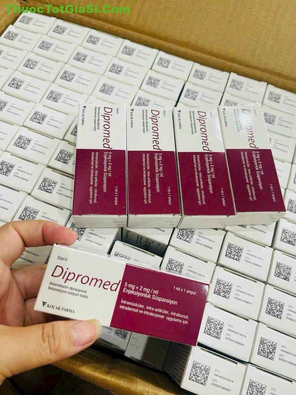 Dipromed Injection 5mg + 2mg ml Dipromed Injection 5mg + 2mg/ml – Thuốc Tiêm Chống Viêm, Dị Ứng Hiệu Quả