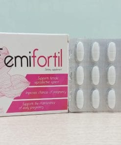 Femifortil – Viên Uống Hỗ Trợ Sinh Sản Nữ, Tăng Cơ Hội Thụ Thai & Duy Trì Thai Kỳ Sớm