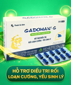 GADOMAN-G – Hỗ trợ điều trị rối loạn cương, yếu sinh lý nam giới (Nguồn gốc thảo dược)