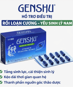 GENSHU – Hỗ Trợ Điều Trị Rối Loạn Cương, Yếu Sinh Lý Nam Từ Thảo Dược