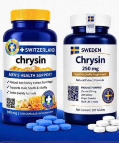Chrysin 250mg Sweden là gì? Công dụng, cách dùng, giá bán mới nhất