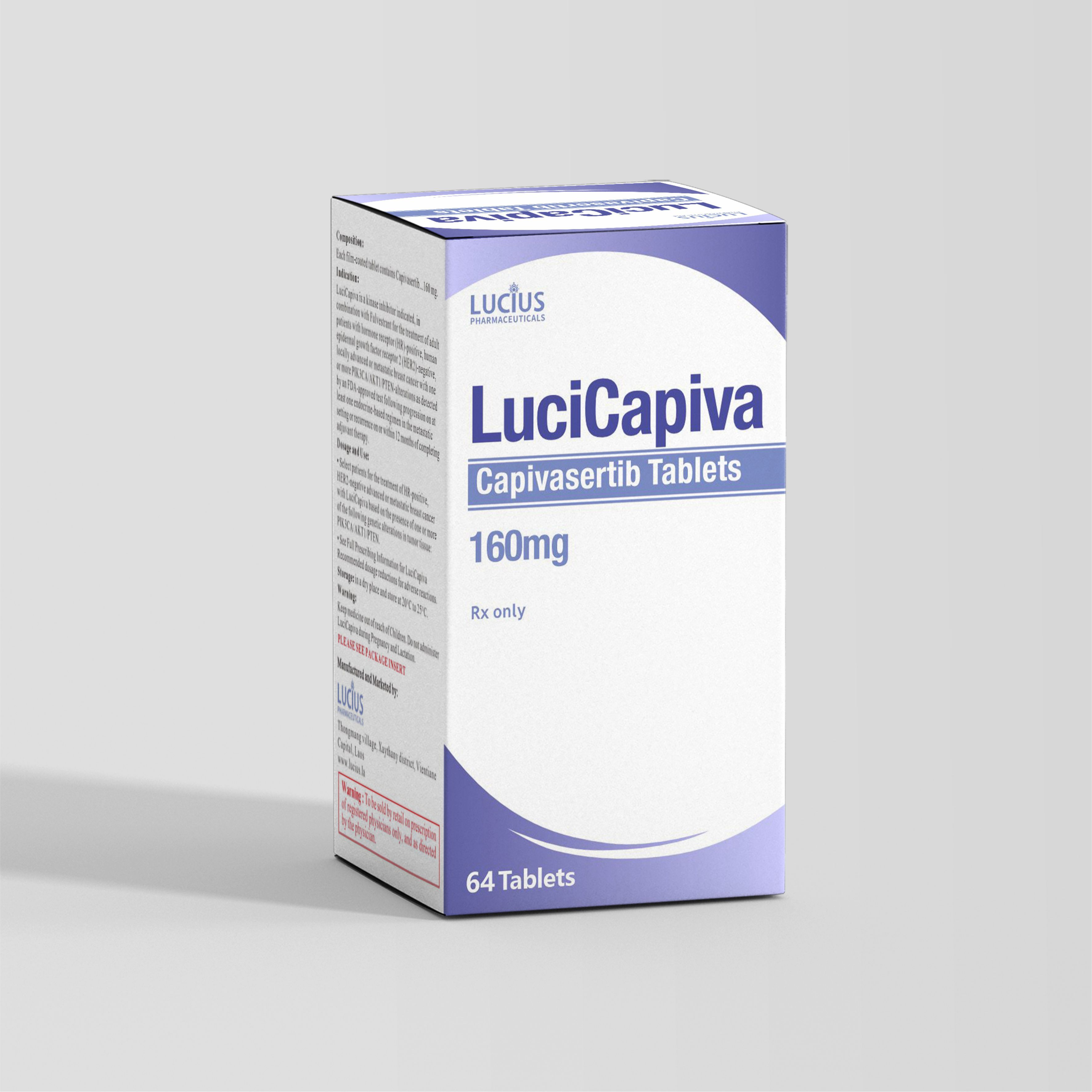 LuciCapiva 160mg (Capivasertib) – Thuốc điều trị ung thư vú 4 Lucicapiva Capivasertib 200mg 160mg giá bao nhiêu? mua ở đâu? |thuoctotgiasi.com