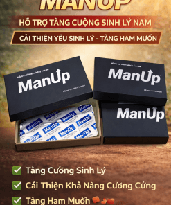 ManUp – Hỗ Trợ Tăng Cường Sinh Lý Nam, Cải Thiện Yếu Sinh Lý