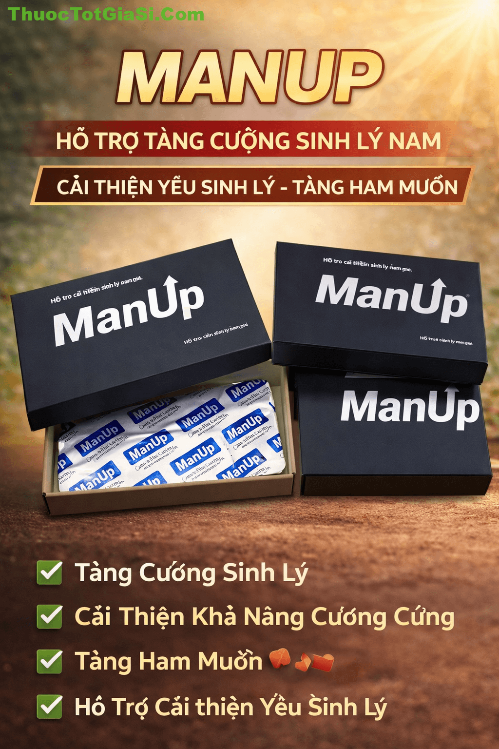 ManUp – Hỗ Trợ Tăng Cường Sinh Lý Nam, Cải Thiện Yếu Sinh Lý ManUp – Hỗ Trợ Tăng Cường Sinh Lý Nam, Cải Thiện Yếu Sinh Lý