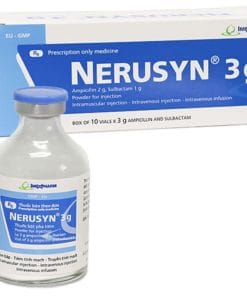 Nerusyn 3g – Kháng sinh tiêm Ampicillin/Sulbactam điều trị nhiễm khuẩn hiệu quả