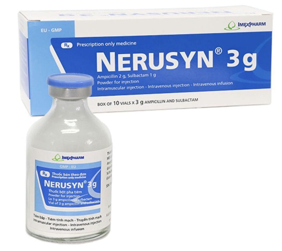 nerusyn-3g-khang-sinh-tiem-ampicillin-sulbactam-dieu-tri-nhiem-khuan-hieu-qua-10874 Nerusyn 3g – Kháng sinh tiêm Ampicillin/Sulbactam điều trị nhiễm khuẩn hiệu quả