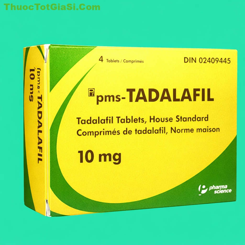 pms-Tadalafil 10mg – Thuốc điều trị rối loạn cương dương pms-Tadalafil 10mg – Thuốc điều trị rối loạn cương dương hiệu quả