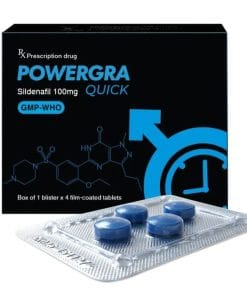 Powergra Quick Sildenafil 100mg – Thuốc Tăng Cường Sinh Lý Nam, Cải Thiện Rối Loạn Cương Dương Hiệu Quả