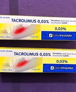TACROLIMUS 0.03% Davipharm là thuốc gì? Công dụng, giá bao nhiêu? Có tốt không? 1 TACROLIMUS 0.03% Davipharm là thuốc gì? Công dụng, giá bao nhiêu? Có tốt không?
