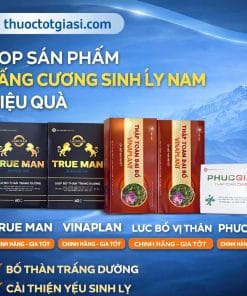 True Man, Vinaplan, Lục Bổ Vị Thận, Phục Gia Đại Bổ - Top Sản Phẩm Tăng Cường Sinh Lý Nam Hiệu Quả