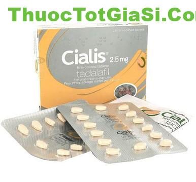 Cialis 2.5mg (Tadalafil) – Thuốc sinh lý nam dùng hằng ngày, cải thiện bền vững Cialis 2.5mg (Tadalafil) – Thuốc sinh lý nam dùng hằng ngày, cải thiện bền vững