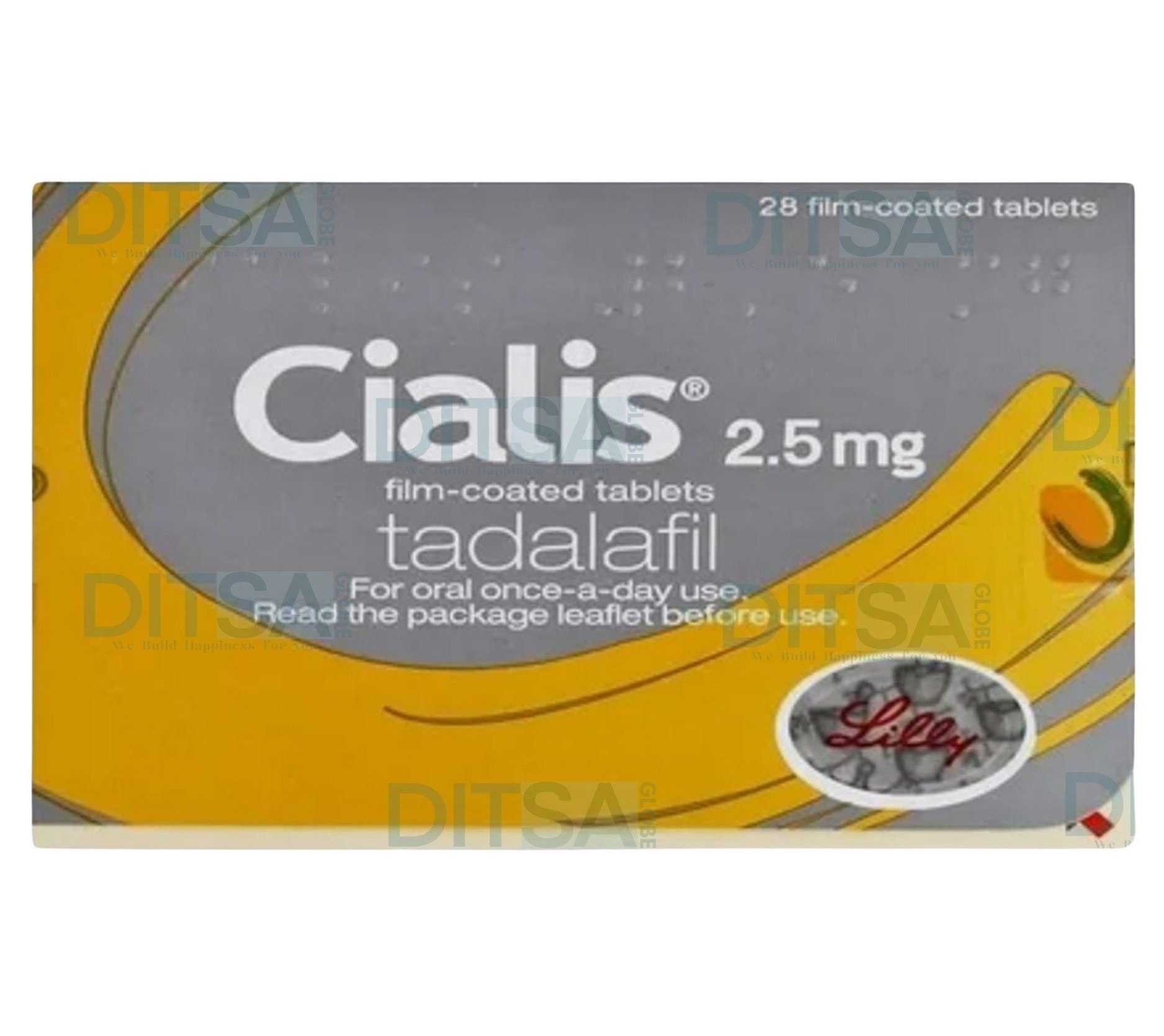 Cialis 2.5mg (Tadalafil) – Thuốc sinh lý nam dùng hằng ngày, cải thiện bền vững Cialis 2.5mg (Tadalafil) – Thuốc sinh lý nam dùng hằng ngày, cải thiện bền vững