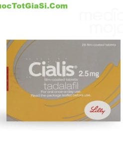 Cialis 2.5mg (Tadalafil) – Thuốc sinh lý nam dùng hằng ngày, cải thiện bền vững