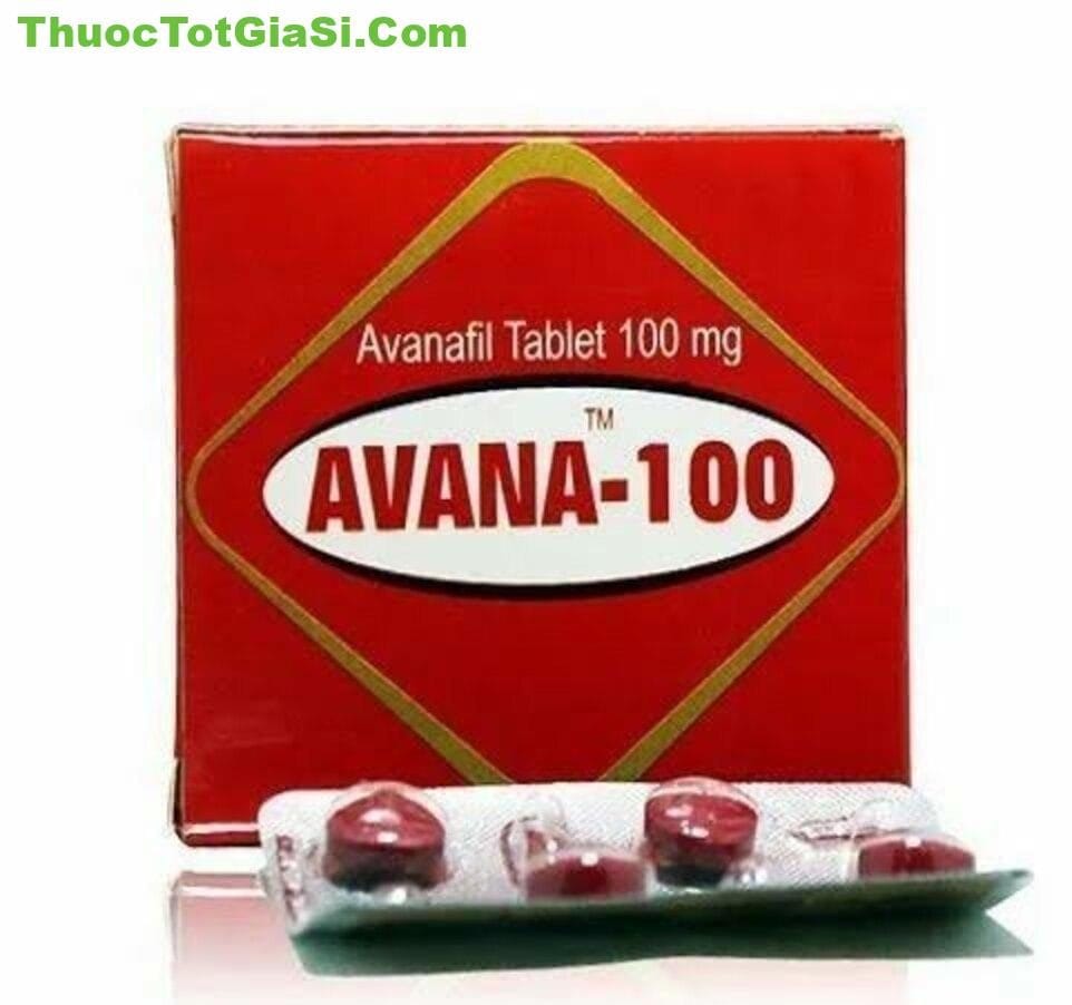 AVANA-100 (Avanafil 100mg) – Thuốc trị rối loạn cương dương hiệu quả, tác dụng nhanh, ít tác dụng phụ AVANA-100 (Avanafil 100mg) – Thuốc trị rối loạn cương dương hiệu quả, tác dụng nhanh, ít tác dụng phụ