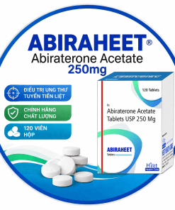 Abiraheet 250mg (Abiraterone Acetate) – Thuốc điều trị ung thư tuyến tiền liệt hiệu quả