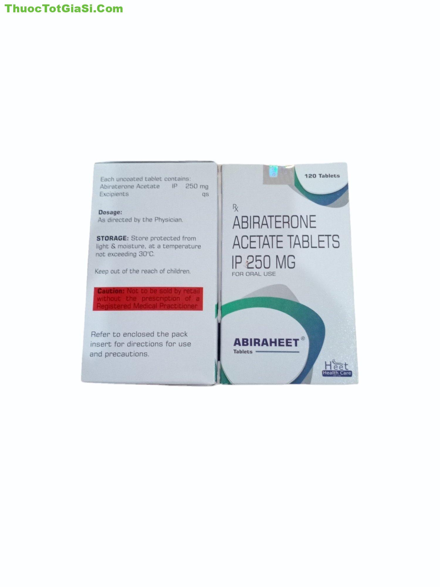 ABIRAHEET 250 MG là thuốc gì?giá bao nhiêu?