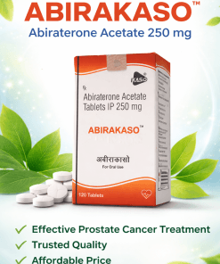 Abirakaso 250mg (Abiraterone Acetate)– Thuốc điều trị ung thư tuyến tiền liệt