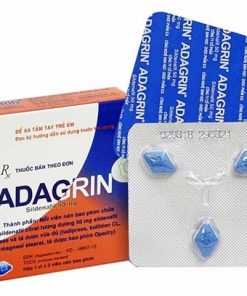 Adagrin 50mg điều trị rối loạn cương dương (1 vỉ x 3 viên) hàng nhập khẩu