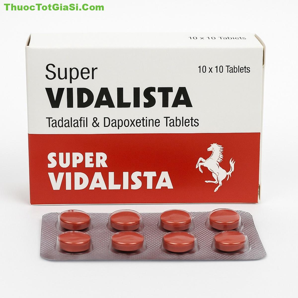 Các dòng Vidalista: So sánh Vidalista, Super Vidalista, Extra Super Vidalista – Nên chọn loại nào? 4 Super Vidalista là thuốc gì? giá bao nhiêu?