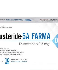 DUTASTERIDE-5A FARMA 0,5MG – THUỐC ĐIỀU TRỊ PHÌ ĐẠI TUYẾN TIỀN LIỆT HIỆU QUẢ