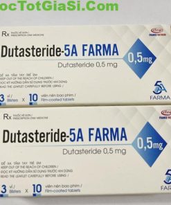 DUTASTERIDE-5A FARMA 0,5MG – THUỐC ĐIỀU TRỊ PHÌ ĐẠI TUYẾN TIỀN LIỆT HIỆU QUẢ 1 DUTASTERIDE-5A FARMA 0,5MG – THUỐC ĐIỀU TRỊ PHÌ ĐẠI TUYẾN TIỀN LIỆT HIỆU QUẢ