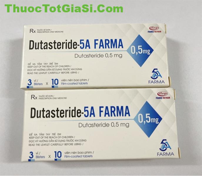 DUTASTERIDE-5A FARMA 0,5MG – THUỐC ĐIỀU TRỊ PHÌ ĐẠI TUYẾN TIỀN LIỆT HIỆU QUẢ 2 Dutasteride 5a farma Dutasteride 0.5mg giá bao nhiêu? mua ở đâu? công dụng gì? |thuoctotgiasi.com