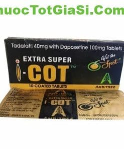 Extra Super I-COT (Tadalafil 40mg & Dapoxetine 100mg) – Thuốc trị rối loạn cương dương, xuất tinh sớm, kéo dài thời gian quan hệ hiệu quả