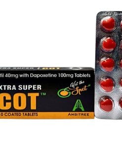 Extra Super I-COT (Tadalafil 40mg & Dapoxetine 100mg) – Thuốc trị rối loạn cương dương, xuất tinh sớm, kéo dài thời gian quan hệ hiệu quả