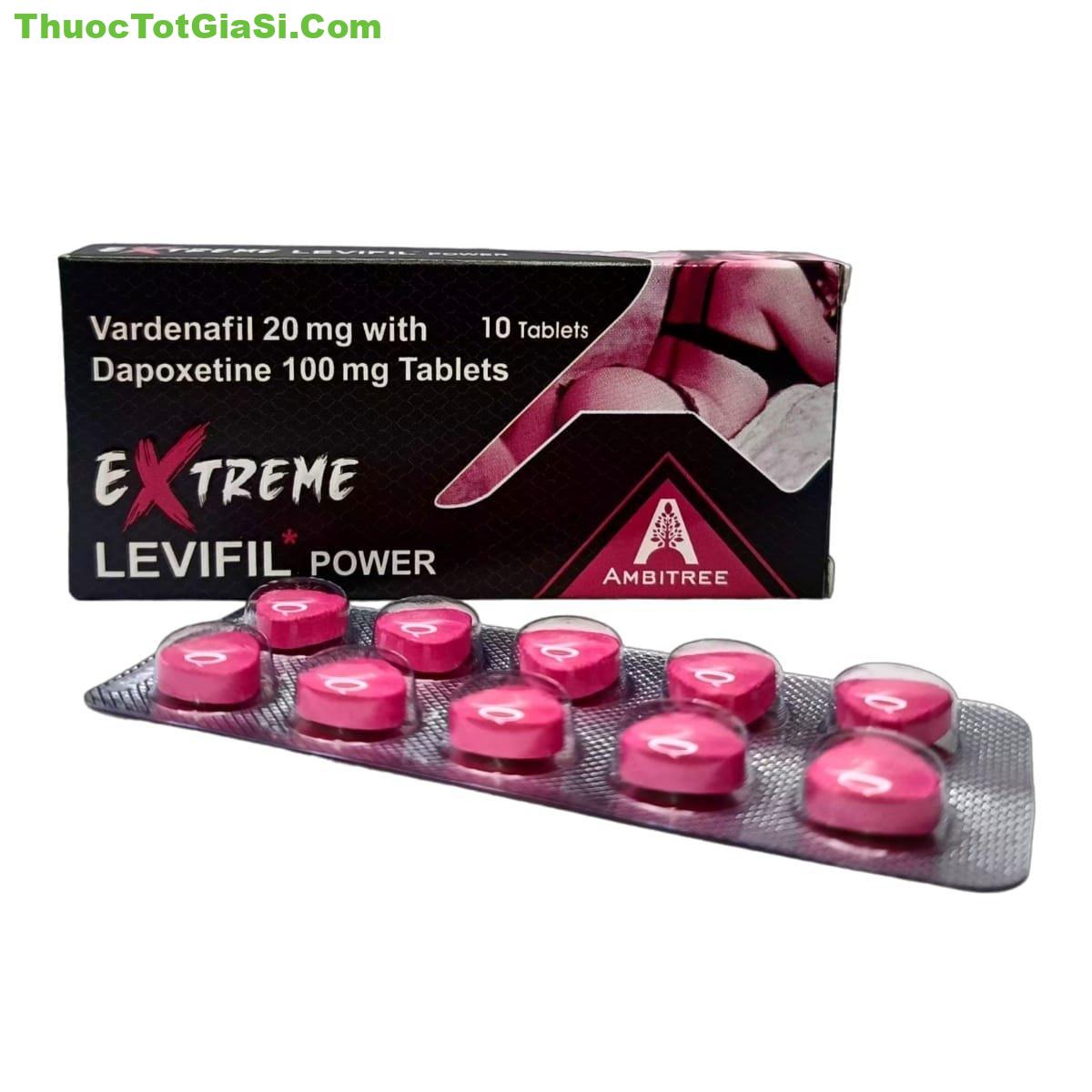 Extreme Levifil Power Vardenafil And Dapoxetine T