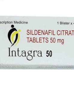 Intagra 100 (Sildenafil 100mg) Intas điều trị tình trạng rối loạn cương dương (1 vỉ x 4 viên)