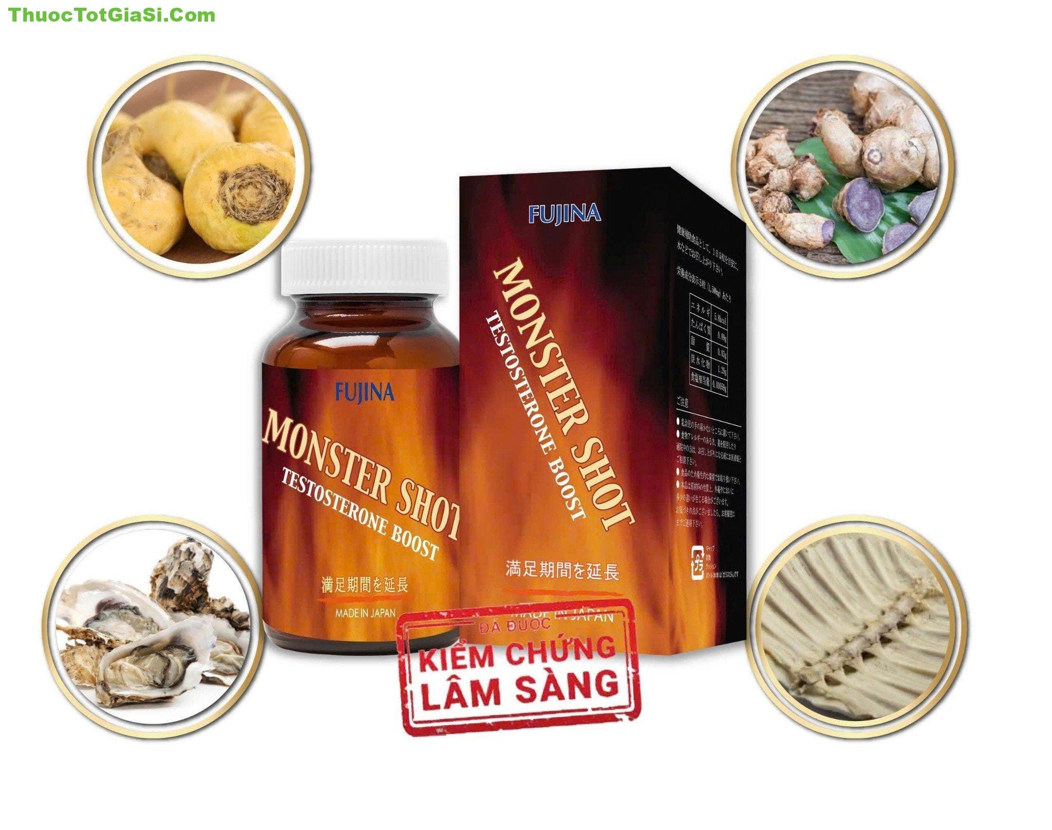 MONSTER SHOT FUJINA MONSTER SHOT – Tăng Testosterone, Sinh Lực Nam Giới