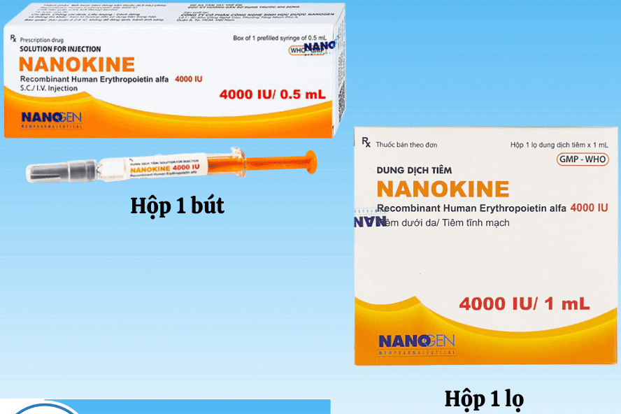 Nanokine 4000IU-1ml Erythropoietin alfa|thuoctotgiasi.com