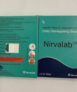 Nirvalab ODS (Tadalafil 20mg + Dapoxetine 10mg) – Viên ngậm tan hỗ trợ sinh lý nam, kéo dài thời gian
