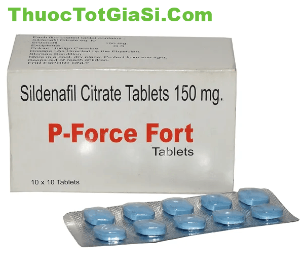 p-force_fort_150mg_sildenafil_citrate P-Force Fort 150mg – Thuốc Sildenafil Citrate 150mg điều trị rối loạn cương dương hiệu quả mạnh