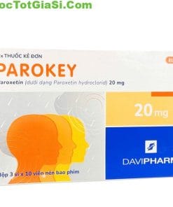 Parokey 20mg (Paroxetin) Davipharm – Thuốc Điều Trị Trầm Cảm, Rối Loạn Lo Âu Hiệu Quả