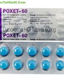 POXET 60 (Dapoxetine 60mg) – Thuốc trị xuất tinh sớm kéo dài thời gian quan hệ hiệu quả