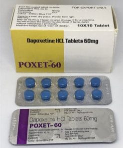 POXET 60 (Dapoxetine 60mg) – Thuốc trị xuất tinh sớm kéo dài thời gian quan hệ hiệu quả