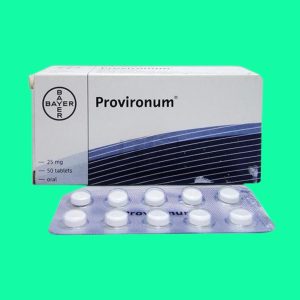 PROVIRONUM (Mesterolone 25 ) - thuốc bổ sung nội tiết tố nam, tăng cường hocmon nam - Bayer 4 Provironum|thuoctotgiasi.com