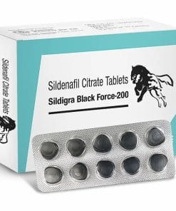 Sildigra Black Force-200 – Thuốc Sildenafil Citrate 200mg hỗ trợ điều trị rối loạn cương dương
