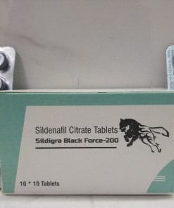 Sildigra Black Force-200 – Thuốc Sildenafil Citrate 200mg hỗ trợ điều trị rối loạn cương dương
