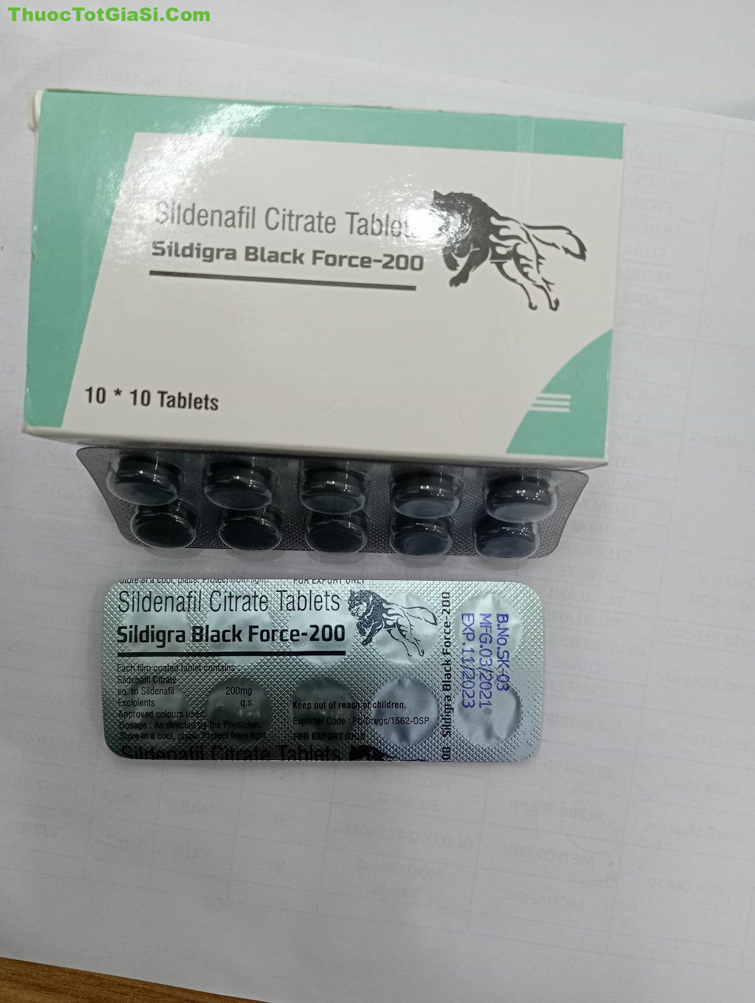 Sildigra Black Force 200 mg Tablet, RSM at ₹ 269/stripe in Nagpur | ID: 4366578433