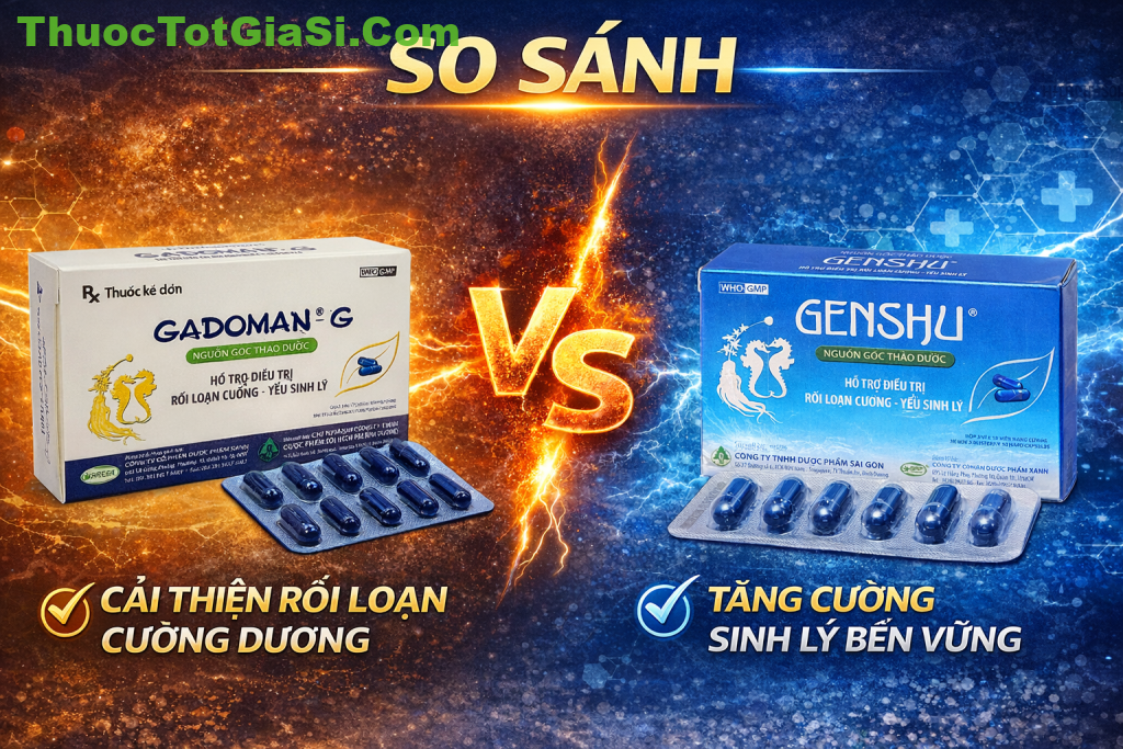 So sánh GADOMAN-G và GENSHU – Thuốc sinh lý nam nào tốt hơn? 1 So sánh GADOMAN-G và GENSHU – Thuốc sinh lý nam nào tốt hơn?