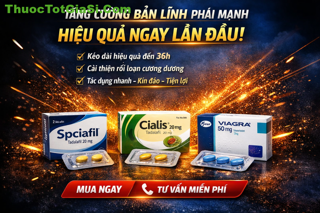 So sánh Spciafil vs Cialis vs Sildenafil – Nên chọn thuốc nào tốt nhất cho rối loạn cương dương? 1 So sánh Spciafil vs Cialis vs Sildenafil – Nên chọn thuốc nào tốt nhất cho rối loạn cương dương?