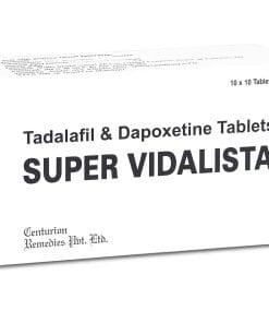 Super Vidalista (Tadalafil 20mg + Dapoxetine 60mg) – Thuốc cường dương kéo dài thời gian hiệu quả