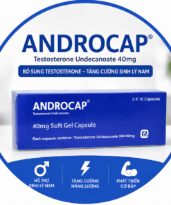 Androcap 40mg Soft Gel Capsule – Thuốc Bổ Sung Testosterone Cho Nam Giới
