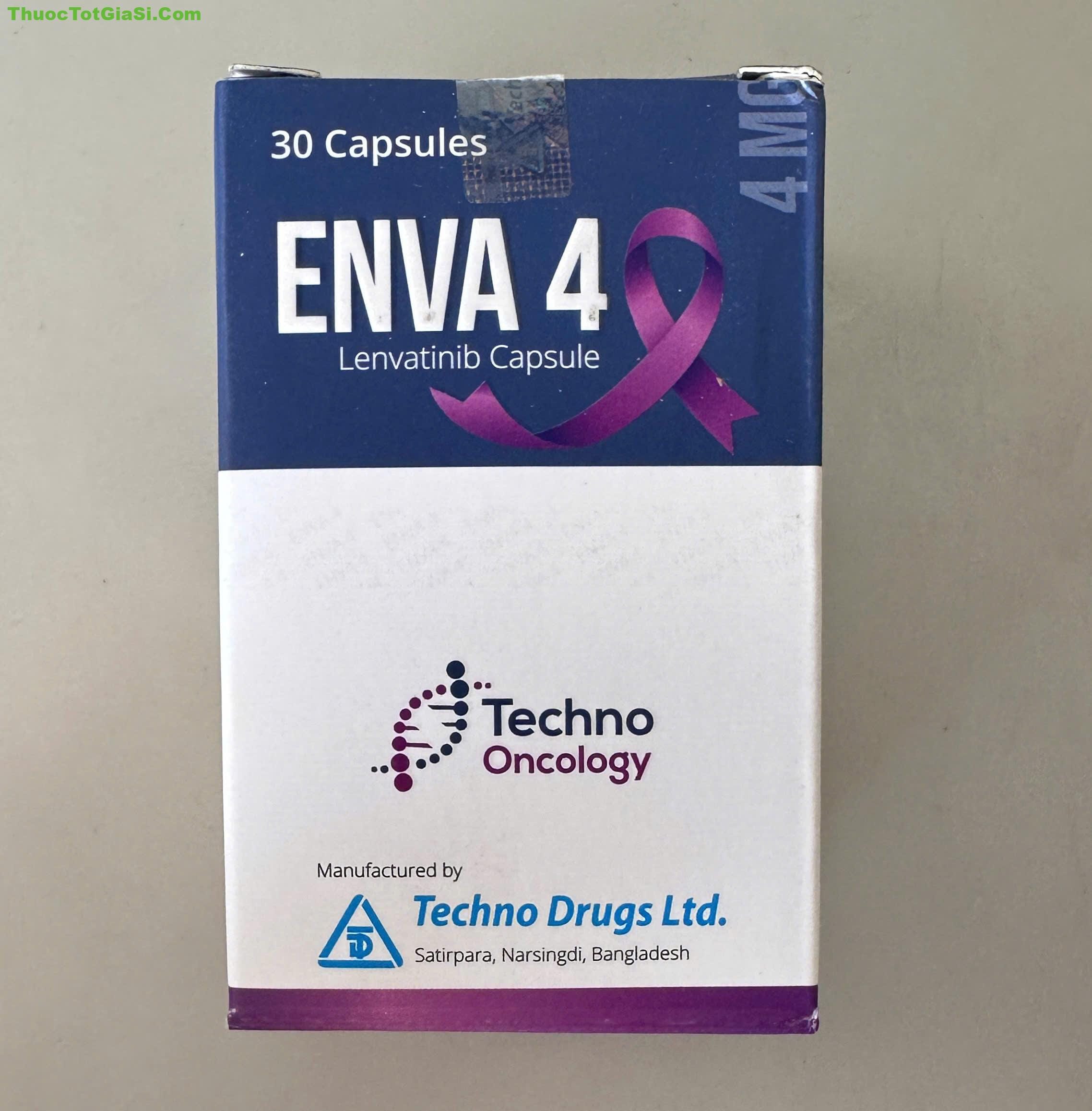 ENVA 4 (Lenvatinib 4mg) ENVA 4 (Lenvatinib 4mg) – Thuốc Điều Trị Ung Thư Chính Hãng