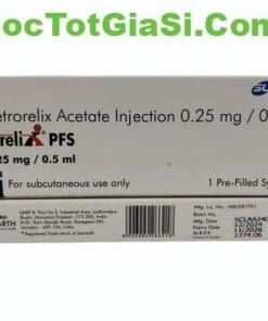 Eurelix CFS 0.25mg/0.5ml – Cetrorelix Acetate Injection Hỗ Trợ Điều Trị Hiếm Muộn