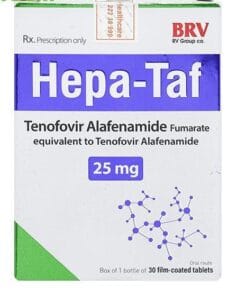 Hepa-Taf 25mg (Tenofovir Alafenamide) – Công Dụng, Liều Dùng, Giá Bán Và Lưu Ý Khi Sử Dụng
