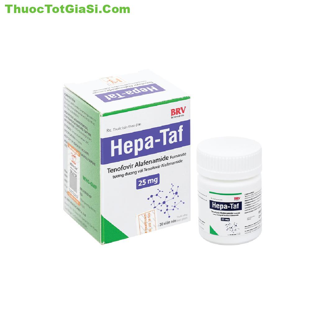 Hepa-Taf 25mg (Tenofovir Alafenamide) – Công Dụng, Liều Dùng, Giá Bán Và Lưu Ý Khi Sử Dụng