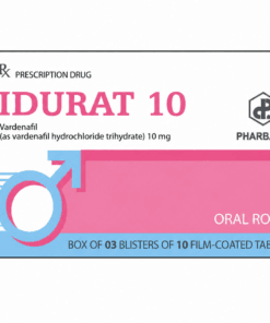 Idurat 10 (Vardenafil 10mg) – Thuốc Hỗ Trợ Điều Trị Rối Loạn Cương Dương Nam Giới